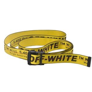 Off White Industrial Belt